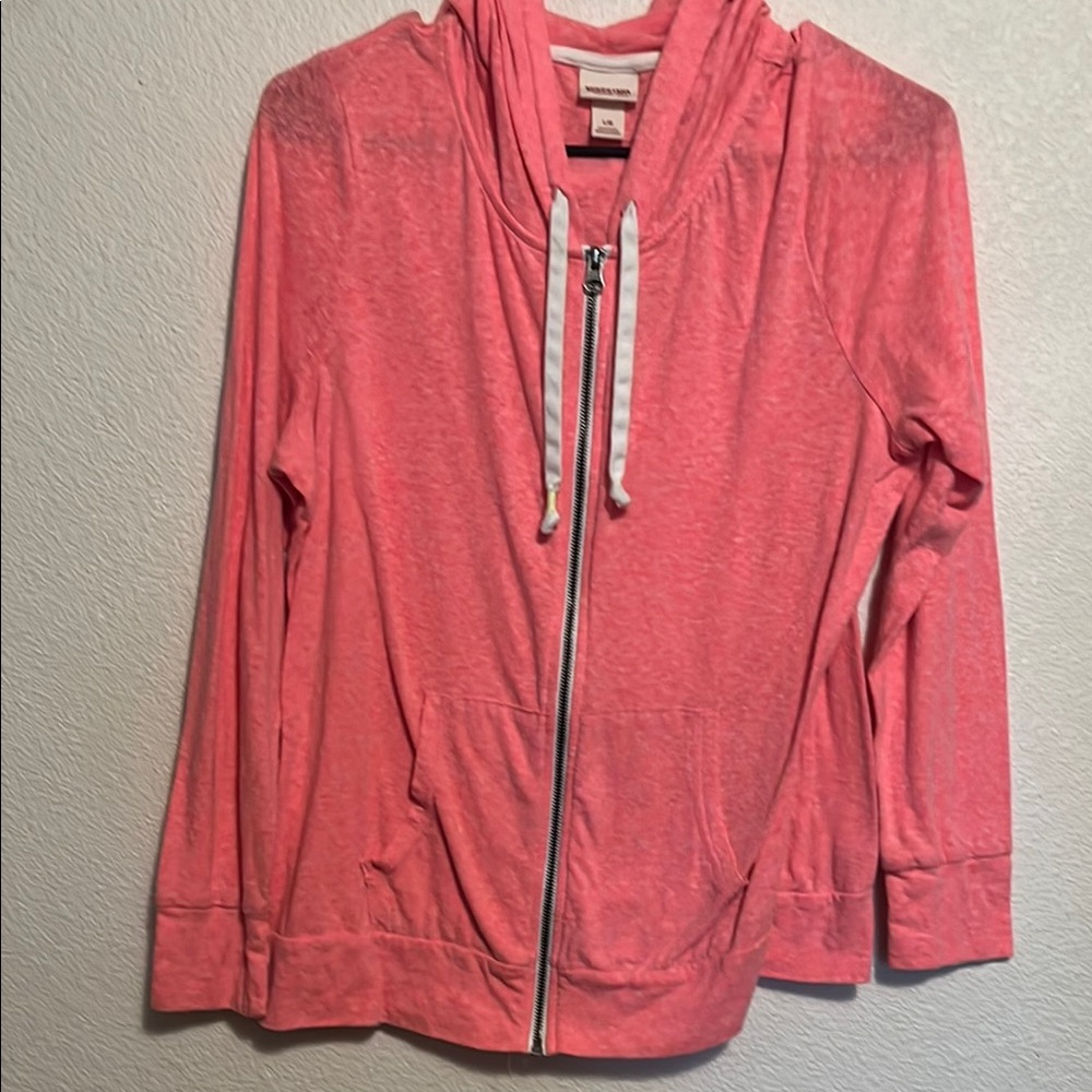 Mossimo Supply Co. Pink Long Sleeve Hoodie
